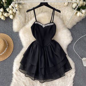 women's suspender dress